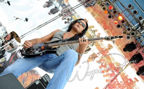 Lynch Mob at Rock the Bayou grounds Houston, TX on August 29, 2008 &mdash; concert photo by Wayne Dennon