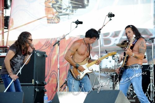 Lynch Mob at Rock the Bayou grounds Houston, TX on August 29, 2008 &mdash; concert photo by Wayne Dennon