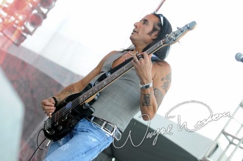 Lynch Mob at Rock the Bayou grounds Houston, TX on August 29, 2008 &mdash; concert photo by Wayne Dennon