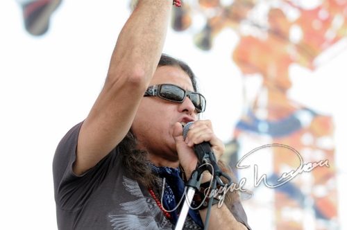 Lynch Mob at Rock the Bayou grounds Houston, TX on August 29, 2008 &mdash; concert photo by Wayne Dennon