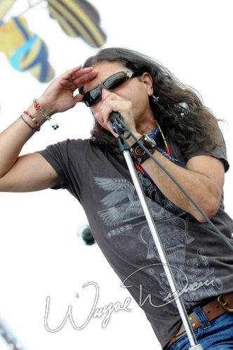 Lynch Mob at Rock the Bayou grounds Houston, TX on August 29, 2008 &mdash; concert photo by Wayne Dennon