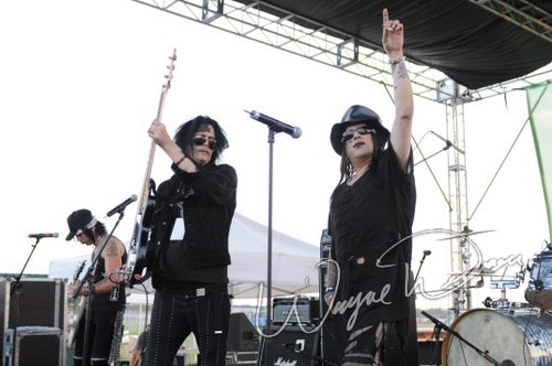 Faster Pussycat at Rock the Bayou grounds Houston, TX on August 29, 2008 &mdash; concert photo by Wayne Dennon