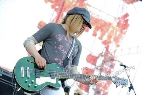 Enuff Z'Nuff at Rock the Bayou grounds Houston, TX on August 30, 2008 &mdash; concert photo by Wayne Dennon