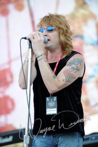 Enuff Z'Nuff at Rock the Bayou grounds Houston, TX on August 30, 2008 &mdash; concert photo by Wayne Dennon