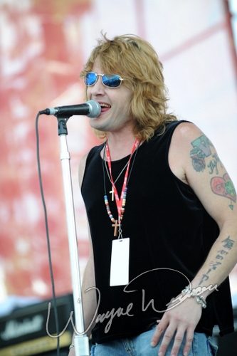Enuff Z'Nuff at Rock the Bayou grounds Houston, TX on August 30, 2008 &mdash; concert photo by Wayne Dennon