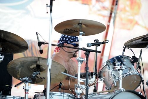 Britny Fox at Rock the Bayou grounds Houston, TX on August 30, 2008 &mdash; concert photo by Wayne Dennon