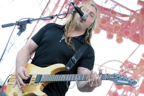 Britny Fox at Rock the Bayou grounds Houston, TX on August 30, 2008 &mdash; concert photo by Wayne Dennon