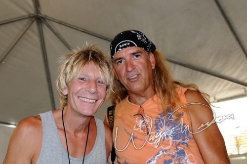 Britny Fox at Rock the Bayou grounds Houston, TX on August 30, 2008 &mdash; concert photo by Wayne Dennon