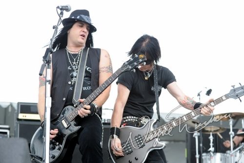 Pretty Boy Floyd at Rock the Bayou grounds Houston, TX on September 1, 2008 &mdash; concert photo by Wayne Dennon
