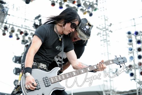 Pretty Boy Floyd at Rock the Bayou grounds Houston, TX on September 1, 2008 &mdash; concert photo by Wayne Dennon
