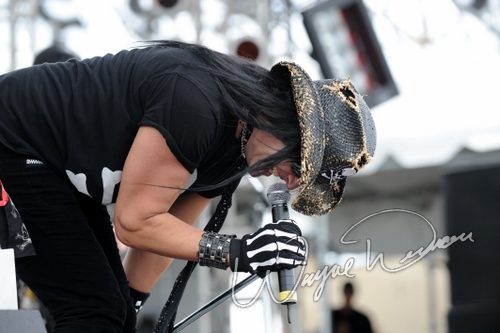 Pretty Boy Floyd at Rock the Bayou grounds Houston, TX on September 1, 2008 &mdash; concert photo by Wayne Dennon