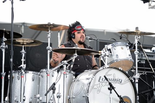 Pretty Boy Floyd at Rock the Bayou grounds Houston, TX on September 1, 2008 &mdash; concert photo by Wayne Dennon