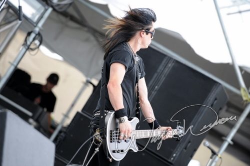 Pretty Boy Floyd at Rock the Bayou grounds Houston, TX on September 1, 2008 &mdash; concert photo by Wayne Dennon