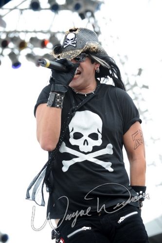 Pretty Boy Floyd at Rock the Bayou grounds Houston, TX on September 1, 2008 &mdash; concert photo by Wayne Dennon