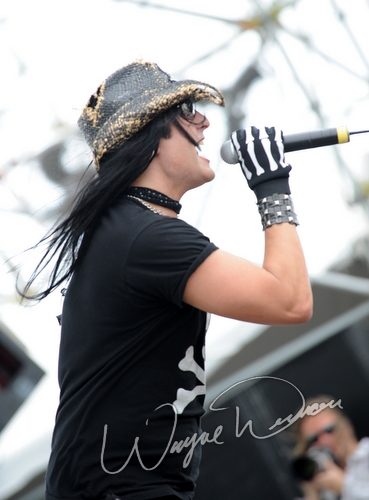 Pretty Boy Floyd at Rock the Bayou grounds Houston, TX on September 1, 2008 &mdash; concert photo by Wayne Dennon