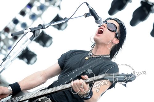 Pretty Boy Floyd at Rock the Bayou grounds Houston, TX on September 1, 2008 &mdash; concert photo by Wayne Dennon