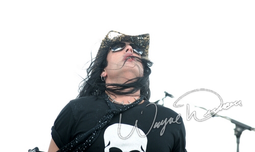 Pretty Boy Floyd at Rock the Bayou grounds Houston, TX on September 1, 2008 &mdash; concert photo by Wayne Dennon