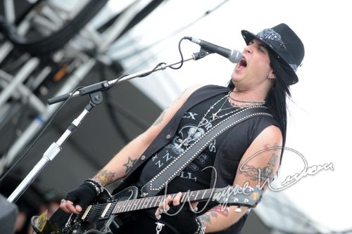 Pretty Boy Floyd at Rock the Bayou grounds Houston, TX on September 1, 2008 &mdash; concert photo by Wayne Dennon