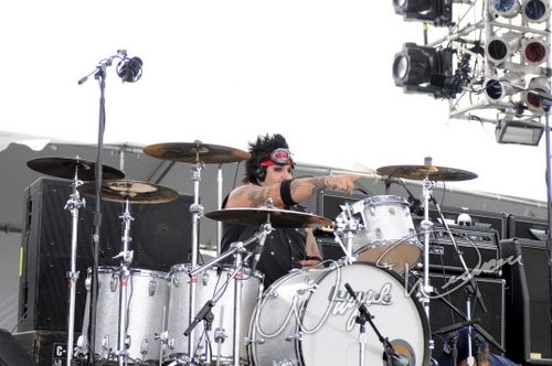 Pretty Boy Floyd at Rock the Bayou grounds Houston, TX on September 1, 2008 &mdash; concert photo by Wayne Dennon