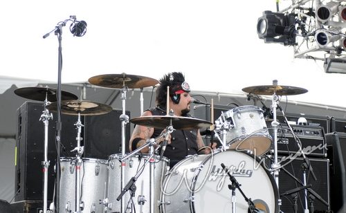 Pretty Boy Floyd at Rock the Bayou grounds Houston, TX on September 1, 2008 &mdash; concert photo by Wayne Dennon