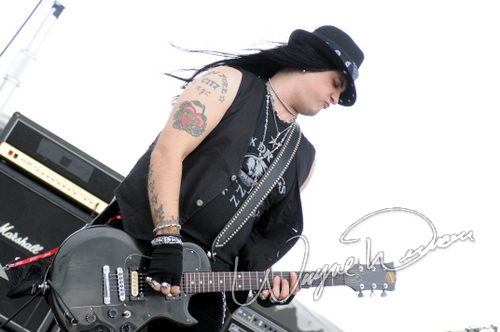 Pretty Boy Floyd at Rock the Bayou grounds Houston, TX on September 1, 2008 &mdash; concert photo by Wayne Dennon