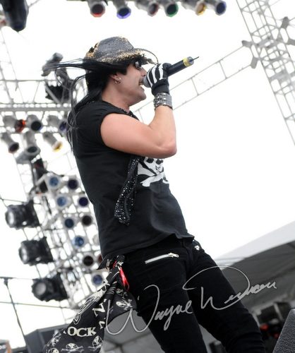 Pretty Boy Floyd at Rock the Bayou grounds Houston, TX on September 1, 2008 &mdash; concert photo by Wayne Dennon