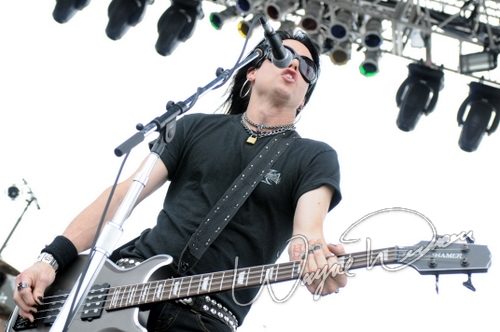 Pretty Boy Floyd at Rock the Bayou grounds Houston, TX on September 1, 2008 &mdash; concert photo by Wayne Dennon
