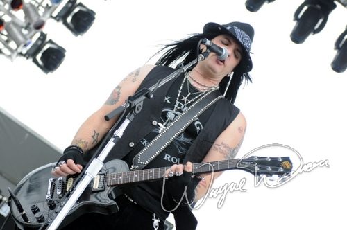 Pretty Boy Floyd at Rock the Bayou grounds Houston, TX on September 1, 2008 &mdash; concert photo by Wayne Dennon