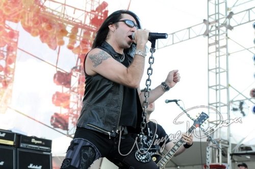 Lillian Axe at Rock the Bayou grounds Houston, TX on August 31, 2008 &mdash; concert photo by Wayne Dennon