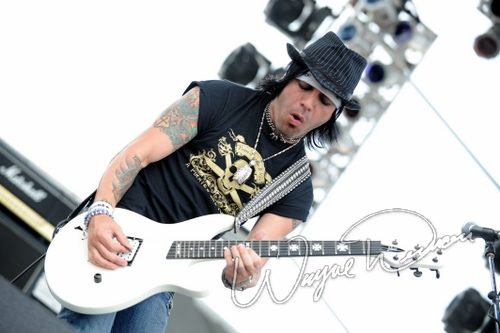 Bang Tango at Rock the Bayou grounds Houston, TX on September 1, 2008 &mdash; concert photo by Wayne Dennon