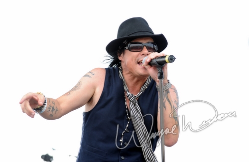 Bang Tango at Rock the Bayou grounds Houston, TX on September 1, 2008 &mdash; concert photo by Wayne Dennon