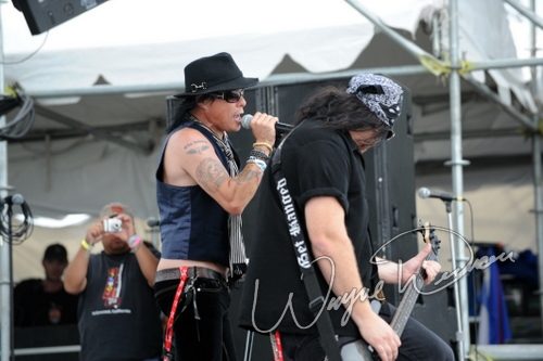 Bang Tango at Rock the Bayou grounds Houston, TX on September 1, 2008 &mdash; concert photo by Wayne Dennon