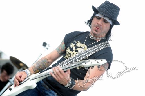 Bang Tango at Rock the Bayou grounds Houston, TX on September 1, 2008 &mdash; concert photo by Wayne Dennon