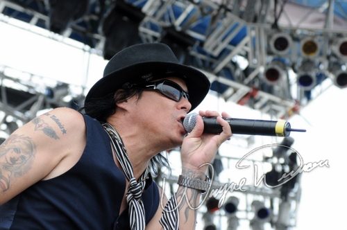 Bang Tango at Rock the Bayou grounds Houston, TX on September 1, 2008 &mdash; concert photo by Wayne Dennon