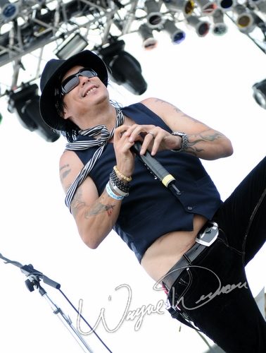 Bang Tango at Rock the Bayou grounds Houston, TX on September 1, 2008 &mdash; concert photo by Wayne Dennon