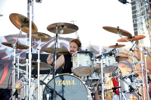 Black N Blue at Rock the Bayou grounds Houston, TX on August 31, 2008 &mdash; concert photo by Wayne Dennon
