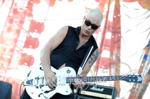 Black N Blue at Rock the Bayou grounds Houston, TX on August 31, 2008 &mdash; concert photo by Wayne Dennon