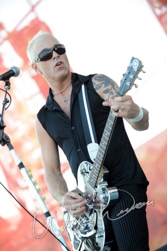 Black N Blue at Rock the Bayou grounds Houston, TX on August 31, 2008 &mdash; concert photo by Wayne Dennon