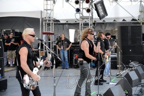 Black N Blue at Rock the Bayou grounds Houston, TX on August 31, 2008 &mdash; concert photo by Wayne Dennon