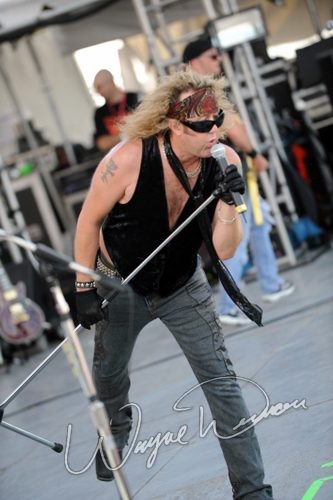 Black N Blue at Rock the Bayou grounds Houston, TX on August 31, 2008 &mdash; concert photo by Wayne Dennon
