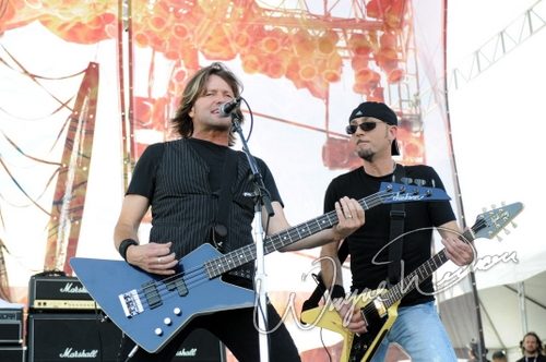 Black N Blue at Rock the Bayou grounds Houston, TX on August 31, 2008 &mdash; concert photo by Wayne Dennon