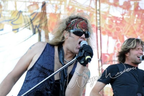 Black N Blue at Rock the Bayou grounds Houston, TX on August 31, 2008 &mdash; concert photo by Wayne Dennon