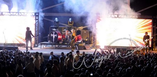 Motley Crue at Columbus Crew Stadium Columbus, OH on May 17, 2009 &mdash; concert photo by Wayne Dennon
