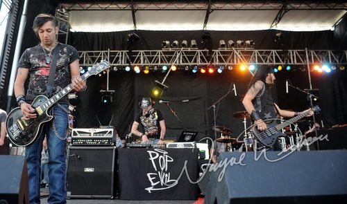 Pop Evil at Columbus Crew Stadium Columbus, OH on May 17, 2009 &mdash; concert photo by Wayne Dennon