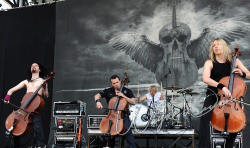 Apocalyptica at Columbus Crew Stadium Columbus, OH on May 23, 2010 &mdash; concert photo by Wayne Dennon