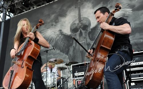 Apocalyptica at Columbus Crew Stadium Columbus, OH on May 23, 2010 &mdash; concert photo by Wayne Dennon