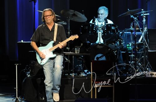 Eric Clapton concert photo by Wayne Dennon