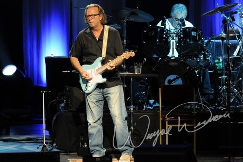 Eric Clapton concert photo by Wayne Dennon