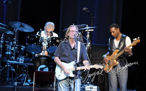 Eric Clapton concert photo by Wayne Dennon