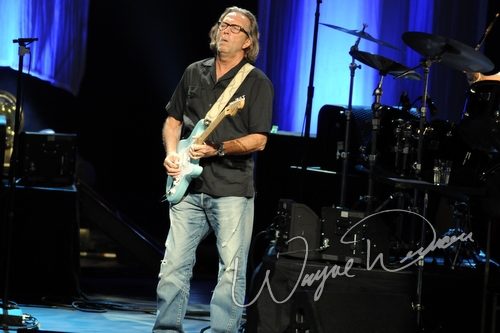 Eric Clapton concert photo by Wayne Dennon